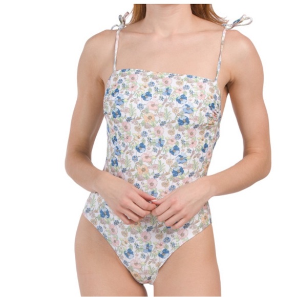SHOSHANNA
Tie Strap One-piece Swimsuit - Picture 1 of 2